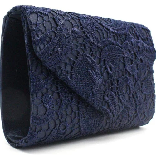 Women's Elegant Floral Lace Clutch Bag Envelope Night Out Handbags