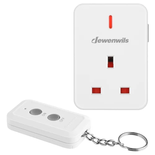 Remote Control Sockets with 30m/100ft Long Range, Programmable Heavy Duty Wireless Light Switch, 13A