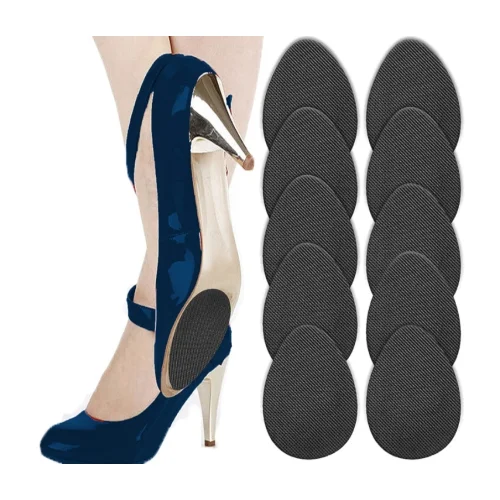 Non Slip Shoes Pads Self-Adhesive, Rubber Anti-Slip Shoe Grips Sole Stick Protector -5Pairs